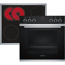 SIEMENS Stove EQ211KB00 A silver - HE213BBS0...