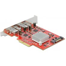 DeLOCK PCIe x4> SuperS USB + 2xUSB-A + USB-C...