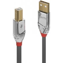 LINDY CABLE USB2 A-B 3M/CROMO 36643