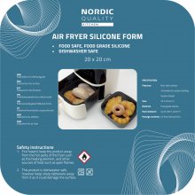 NORDIC QUALI AirFryer Silicone form TY...