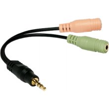 LOGILINK | Audio jack adapter, 4-pin, 3.5 mm...