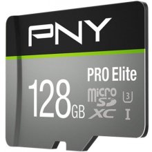Флешка PNY MICRO-SD PRO ELITE 128GB CLASS 10...
