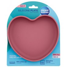 Canpol Babies Silicone Suction Plate Heart...