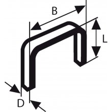 Bosch Powertools Bosch fine wire staple type...