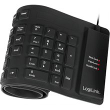 LogiLink Tastatur USB / PS/2 Flexibel...