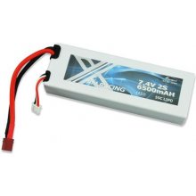 AMEWI Zubehör LiPo Akku 2S 7,4V 6500mAh 55C...