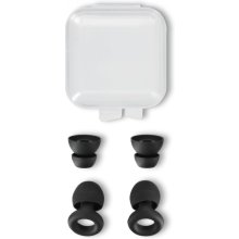 Hama reusable earplugs with case black