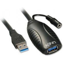LINDY USB 3.0 active extension cable (black...