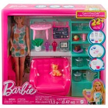 Barbie Doll relaxing in a cafe