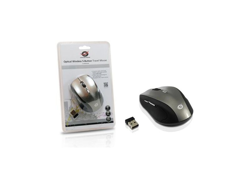 CONCEPTRONIC Optical USB Wireless 5-Tasten Travel CLLM5BTRVWL Maus