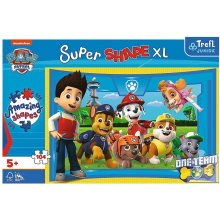 Trefl Puzzle 104 elements XL Super Shape Dog...