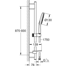 Grohe RAINSHOWER SMARTACTIVE 130, 26578LS0
