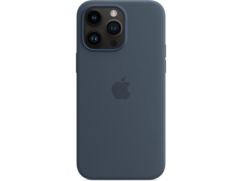 iPhone 14 Pro Silicone Case with MagSafe - Storm Blue