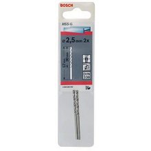 BOSCH metal drill HSS-G, DIN 338, O 2.5mm...