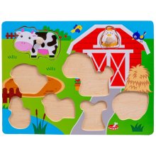 Smily Play Wooden puzzle with handles