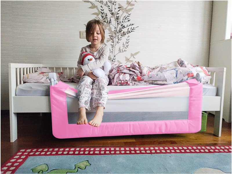 Tatkraft Guard Baby Bed Rail Foldable 120 cm Easy Fit Baby Safety