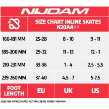 Nijdam Skates N20AA01 37/40 Navy blue/Orange