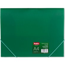 Patio Kummiga mapp A4, 0,45mm, green
