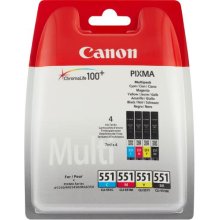 Canon CLI-551 BK/C/M/Y Ink Cartridge...