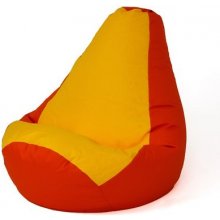 Go Gift Sako bag pouffe Pear red-yellow XL...