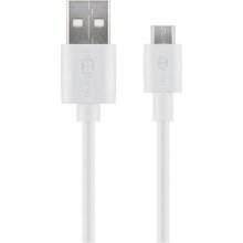 Goobay USB 2.0 USB-kabel 1m Hvid