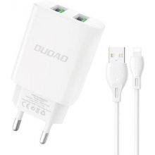 DUDAO EU charger 2xUSB 2.4A 5V white...