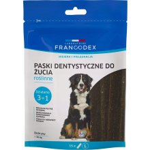 FRANCODEX Dental Strips L - dog treat - 15