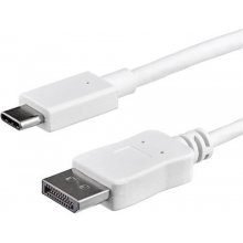 StarTech.com 1M USB C TO DP CABLE - WHITE...