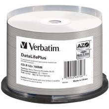 Verbatim 1x50 CD-R 80 / 700MB 52x white wide...