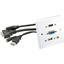 Lindy Multi AV Faceplate