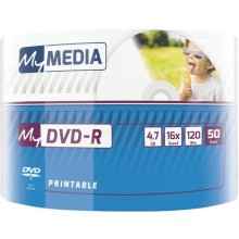 1x50 MyMedia DVD-R 4,7GB 16x Speed Printable...
