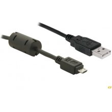 DELOCK USB Kabel A -> Micro-B St/St 2.00m sw
