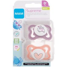 MAM Supreme Silicone Pacifier 2pc - 0m+...