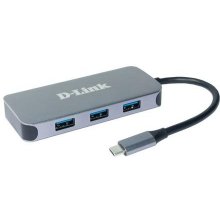 D-Link DUB-2335 6-in-1 USB-C Hub mit...