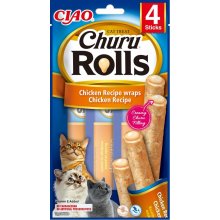 Inaba Churu Rolls Chicken recipe wraps - cat...