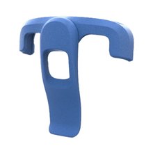 Zebra carrying clip, blue