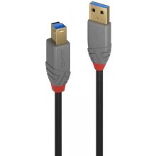 LINDY USB 3.2 Kabel Typ A/B Anthra Line M/M...