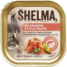 SHELMA Salmon and trout pate - wet cat food...