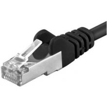 PremiumCord Goobay CAT 6a S/FTP CU 3m Black