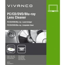 Vivanco CD/DVD/Blu-ray очищающая пластина...
