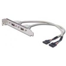 DIGITUS USB SLOT BRACKET CABLE 2X TYPE...