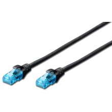 DIGITUS CAT 5e U-UTP patch cable 0,25m black