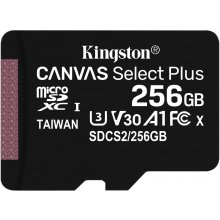 Mälukaart KINGSTON 256GB MICROSDXC CANVAS...