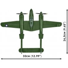 Cobi Klocki Blocks Lockheed P-38 Lightning...