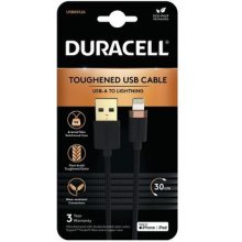 Duracell USB8012A lightning cable Black