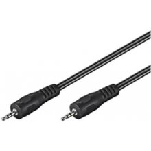 Goobay 51661 audio cable 10 m 3.5mm Black