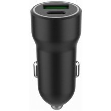 GEMBIRD Car charger USB-A/USB-C 20W PD black