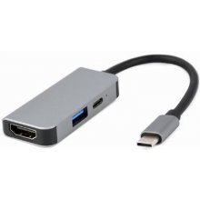 GEMBIRD Hub USB-C PD HDMI USB 3.1