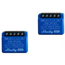 Shelly 1 Mini Gen3 Smart switch 1P Blue