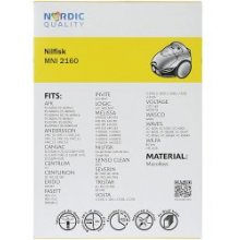 NORDIC QUALI Dust bags ty MNI2160 GRUNDIG...